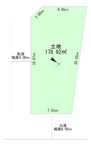 江別市野幌東町　売土地①